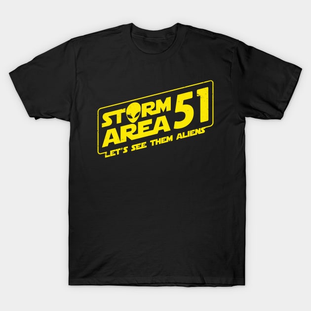 Storm Area 51 Funny Cute Alien Extraterrestrial Conspiracy Theory T-Shirt by BoggsNicolas